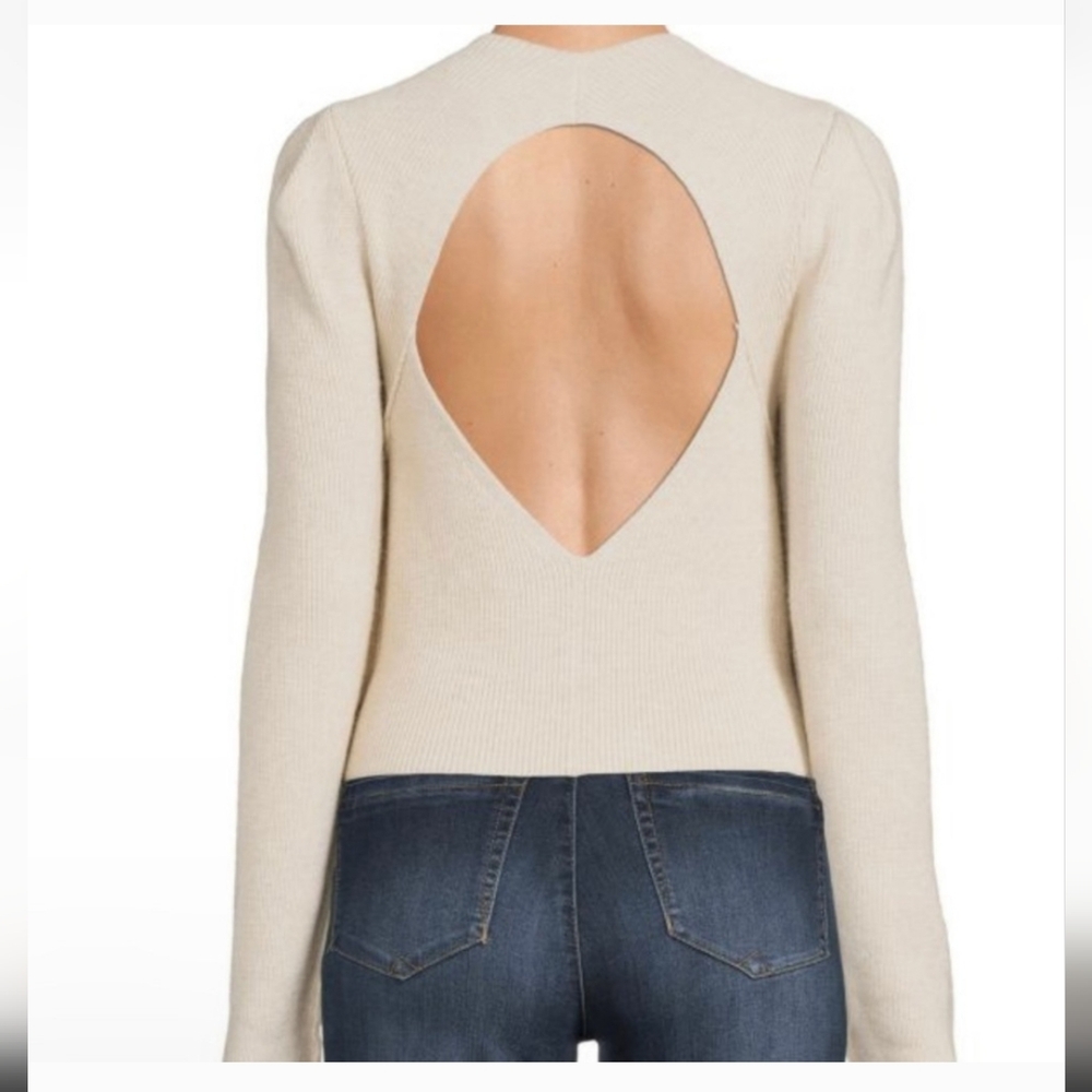 Free People Saffron Style Sweater: Boho Coquette Cottagecore Knit Pullover XS - Picture 3 of 8